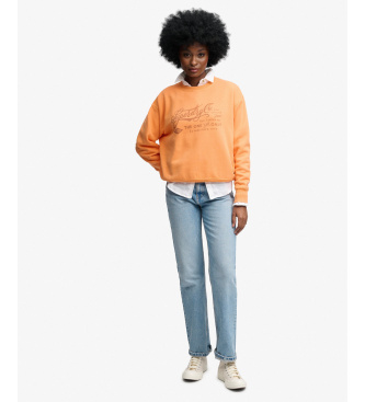 Superdry Sweatshirt Industry Worker Loose orange