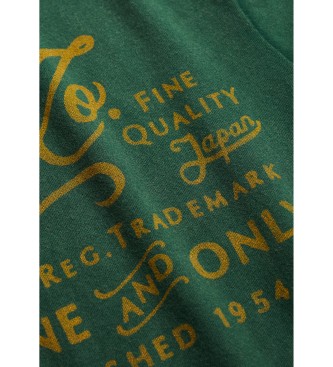 Superdry Industriearbeiter Entspanntes T-Shirt gr�n