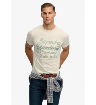 Superdry Industry Worker Entspanntes T-Shirt beige