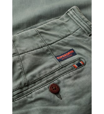 Superdry International grn chino byxa