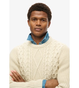 Superdry Weier Jacob Zopfstrickpullover