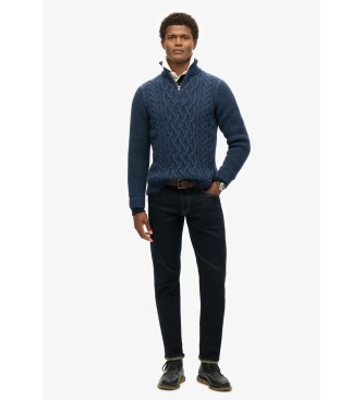 Superdry Jacob marineblauer Pullover