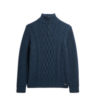 Superdry Jacob marineblauer Pullover