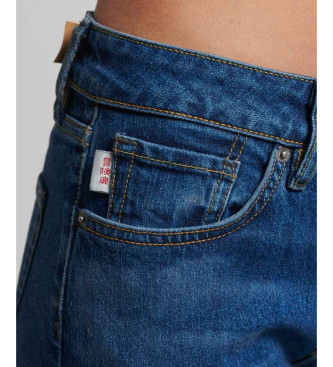 Superdry Jeans skinny svasati blu a vita media 