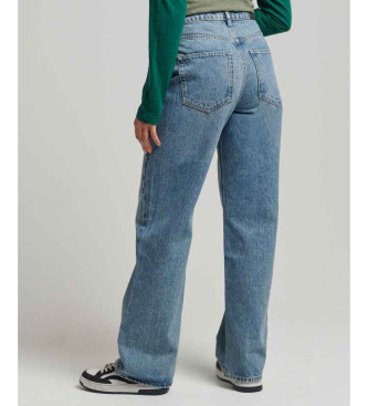 Superdry Blue wide-leg jeans