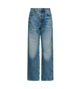 Superdry Jeans con pernera ancha azul