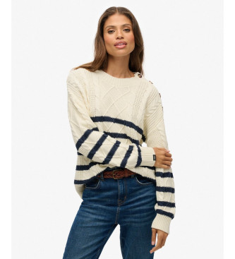 Superdry Pull Cable beige