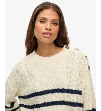 Superdry Pull Cable beige