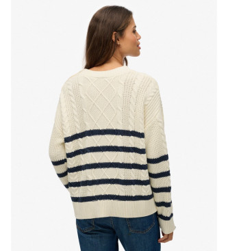 Superdry Pull Cable beige