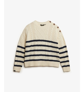 Superdry Pull Cable beige