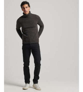 Superdry Grey brushed turtleneck jumper