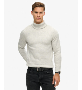 Superdry Grey brushed turtleneck jumper