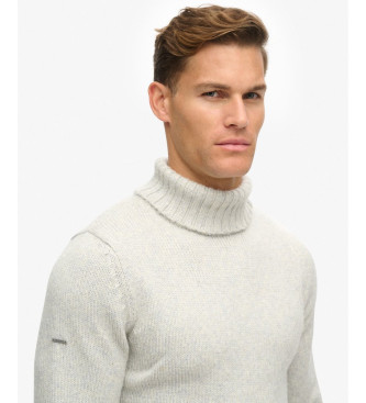 Superdry Grey brushed turtleneck jumper