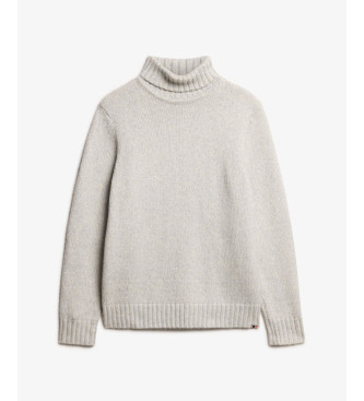 Superdry Grey brushed turtleneck jumper