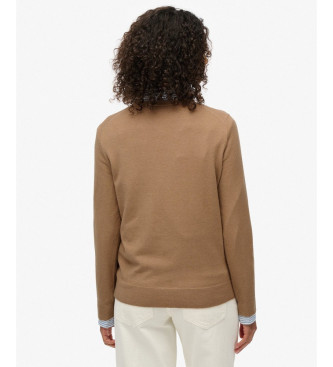 Superdry Classic V Pullover braun