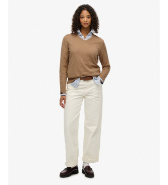 Superdry Classic V Pullover braun