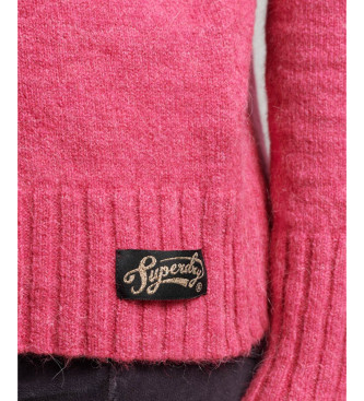 Superdry Perkins Essential pink turtleneck jumper