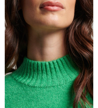 Superdry Perkins Essential green turtleneck jumper