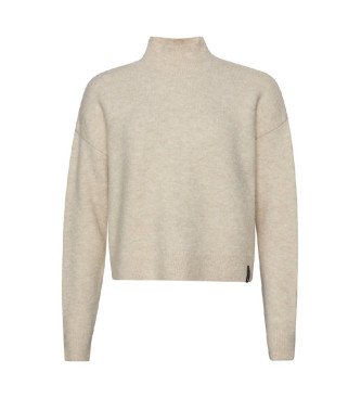 Superdry Essential vintage crew neck jumper white