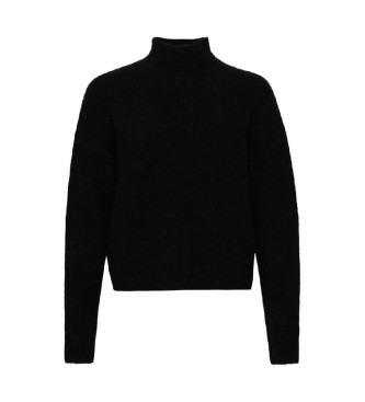 Superdry Essential vintage crew neck jumper black