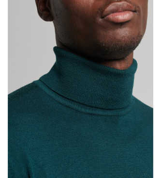 Superdry Turtleneck jumper Merino green