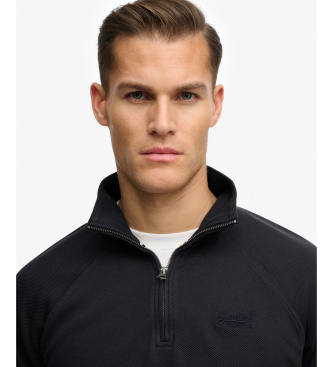 Superdry Essential Logo Henley navy jumper