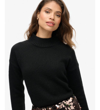 Superdry Jersey Essential Mock negro