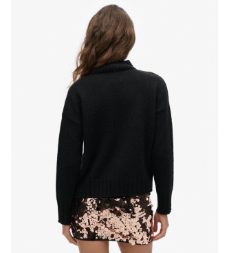 Superdry Jersey Essential Mock negro