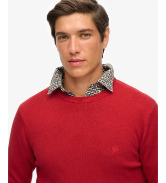 Superdry Pull Essentials rouge