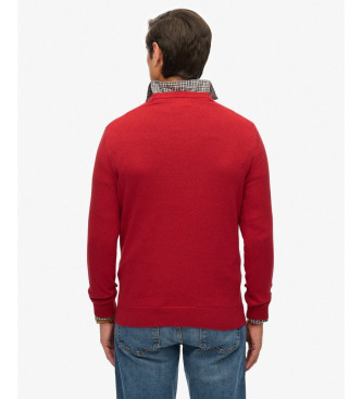 Superdry Pull Essentials rouge