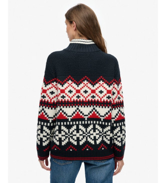 Superdry Jersey Intarsia marino