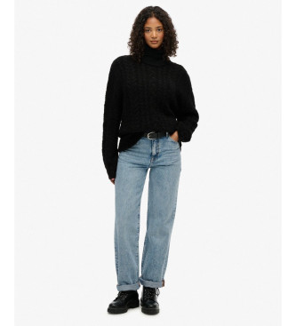 Superdry Jumper Roll preto