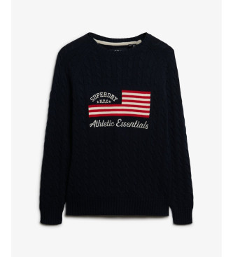 Superdry Sweter z flagą marynarki wojennej