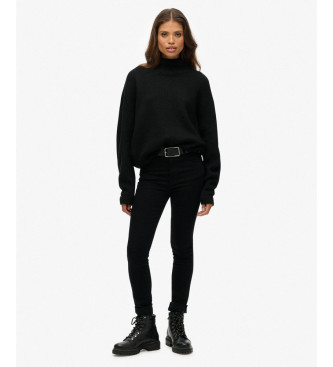 Superdry Jersey Slouchy negro