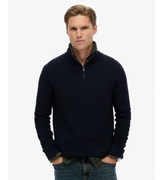 Superdry Pull-over Texture marine