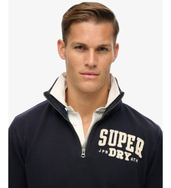 Superdry Pull Vintage Athletic navy