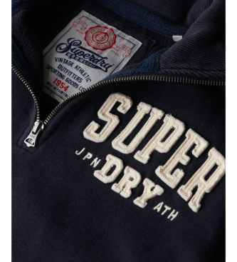 Superdry Pull Vintage Athletic navy