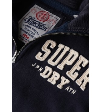 Superdry Vintage Athletic marine trui