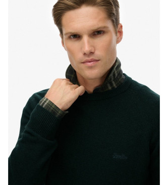 Superdry Pulver em mistura de l verde-escuro