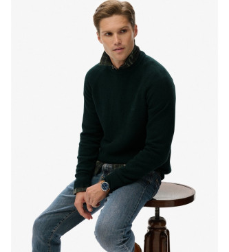 Superdry Pulver em mistura de l verde-escuro