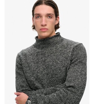 Superdry Gray 90S Roll Jersey Sweater