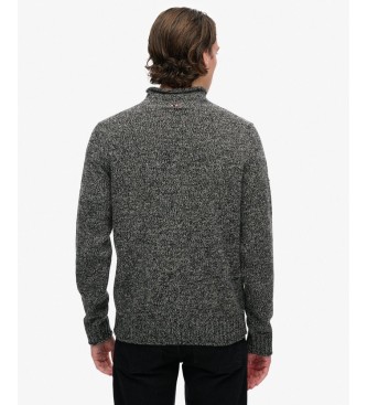 Superdry Gray 90S Roll Jersey Sweater