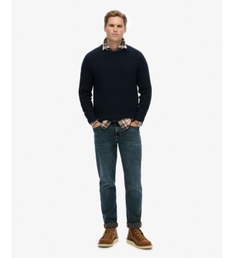 Superdry Jersey Chunky Raglan marine