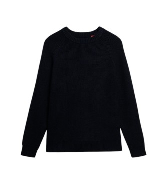 Superdry Jersey Chunky Raglan marine