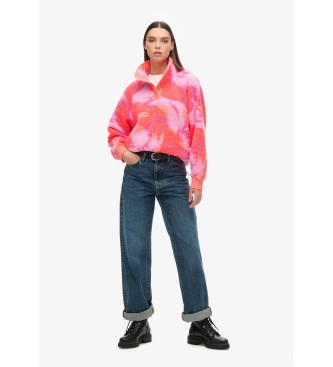 Superdry Polaire rose super douce