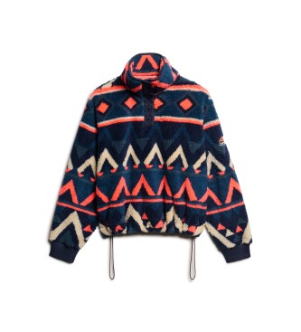 Superdry Polaire super douce avec imprim marine