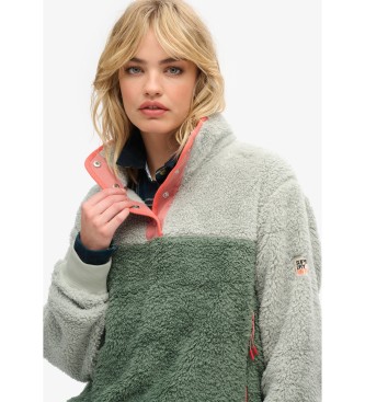 Superdry Polaire super douce Mash Up vert