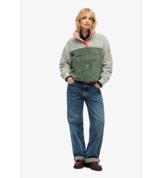 Superdry Polaire super douce Mash Up vert