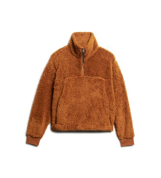 Superdry Supermjuk brun sweatshirt