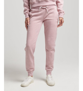 Superdry Broderede joggers med logo Vintage Logo pink